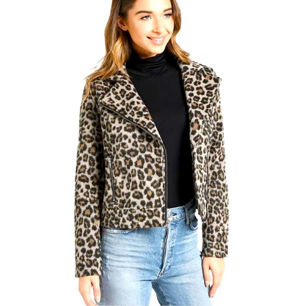 Cupcakes and Cashmere Cheetah Print Jacket